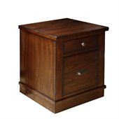 Riverside Furniture Castlewood Mobile File Cabinet in Warm Tobacco