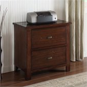 Riverside Furniture Castlewood Lateral File Cabinet in Warm Tobacco