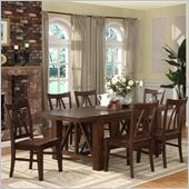 Riverside Furniture Castlewood Dining Table in Warm Tobacco