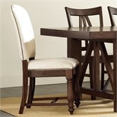 Riverside Furniture Castlewood Side Chair in Warm Tobacco