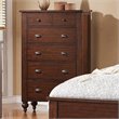 ADD TO YOUR SET: Riverside Furniture Castlewood 6-Drawer Chest in Warm Tobacco