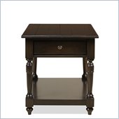 Riverside Furniture Binghamton End Table in Vintage Mocha