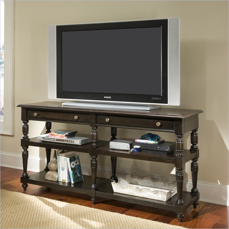 Riverside Furniture Binghamton Console Table in Vintage Mocha