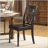 Riverside Furniture Delcastle Side Dining Chair in Aged Black