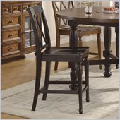 Riverside Furniture Delcastle Counter Stool in Aged Black