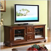 Riverside Furniture Celebrity Hills TV Console in Dusk Cherry