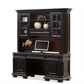 Riverside Furniture Allegro Computer Workstation in Rubbed Black