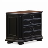 Riverside Furniture Allegro Lateral File Cabinet in Rubed Black