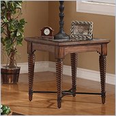 Riverside Furniture Monterey End Table in Aged Ash