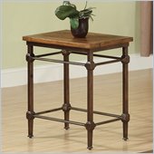 Riverside Furniture Casa Grande Chairside Table in Saltillo Ash