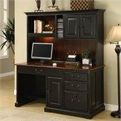 Riverside Furniture Bridgeport Workstation in Burnished Cherry