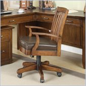 Riverside Furniture Oakton Village Desk Chair in Distressed Oak