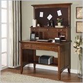 Riverside Furniture Oakton Village Project Desk in Distressed Oak