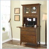 Riverside Furniture Oakton Village Workstation in Distressed Oak