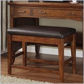 Riverside Furniture Oakton Village Bench in Distressed Oak