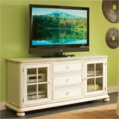 Riverside Furniture Placid Cove 69 Inch TV Console in Honeysuckle White