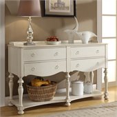 Riverside Furniture Placid Cove Server in Honeysuckle White