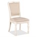 River Furniture Placid Cove Upholstered  Dining Chair in Honeysuckle White