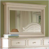 Riverside Furniture Placid Cove Media Mirror in Honeysuckle White