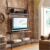 Riverside Furniture Camden Town Leaning TV Stand in Hampton Road Ash
