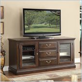 Riverside Furniture Binghamton 66 Inch TV Console in Vintage Mocha