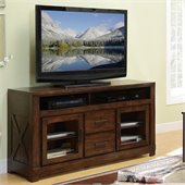 Riverside Furniture Windridge TV Console in Sagamore Burnished Ash