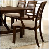 Riverside Furniture Windridge Arm Chair in Sagamore Burnished Ash