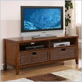 Riverside Furniture Claremont 60 Inch TV Console in Toffee
