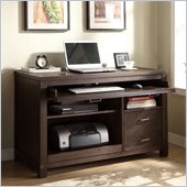 Riverside Furniture Promenade Computer Desk in Warm Cocoa