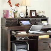 Riverside Furniture Promenade Organizer Hutch in Warm Cocoa