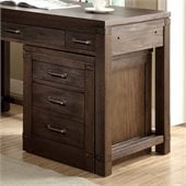 Riverside Furniture Promenade Mobile File Cabinet in Warm Cocoa