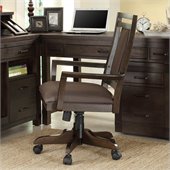 Riverside Furniture Promenade Desk Chair in Warm Cocoa