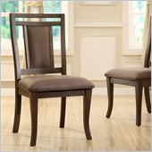 Riverside Furniture Promenade Upholstered Side Chair in Warm Cocoa
