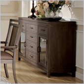 Riverside Furniture Promenade Buffet in Warm Cocoa