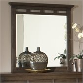 Riverside Furniture Promenade Mirror in Warm Cocoa