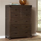 Riverside Furniture Promenade 6 Drawer Chest in Warm Cocoa