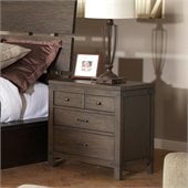 Riverside Furniture Promenade 3 Drawer Nightstand in Warm Cocoa