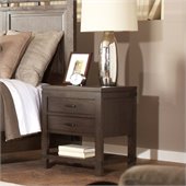 Riverside Furniture Promenade 2 Drawer Nightstand in Warm Cocoa