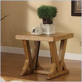 Riverside Furniture Summerhill End Table in Canby Rustic Pine