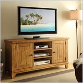 Riverside Furniture Summerhill TV Console in Canby Rustic Pine