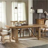 Riverside Furniture Summerhill Rectangular Dining Table in Canby Rustic Pine
