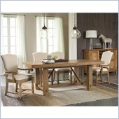 Riverside Furniture Summerhill 5 Pc Dining Table Set in Pine