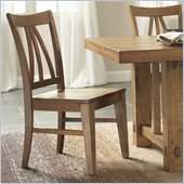 Riverside Furniture Summerhill Side Chair in Canby Rustic Pine