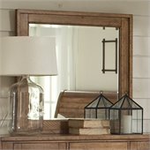 Riverside Furniture Summerhill Landscape Mirror in Canby Rustic Pine