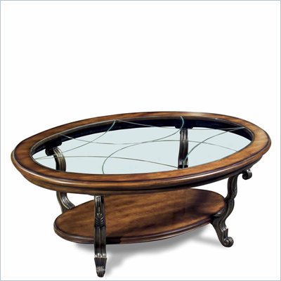 Riverside Ambrosia Oval Coffee Table