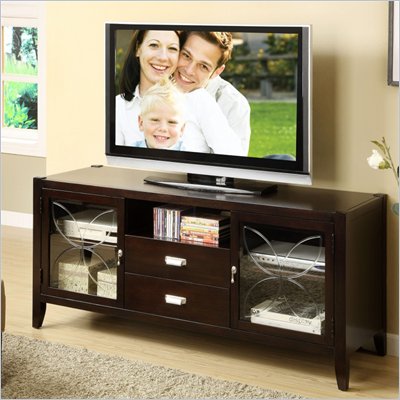 Riverside Furniture Annandale 60-Inch TV Console in Dark Mahogany