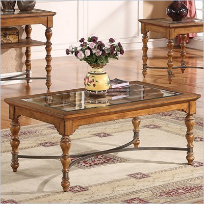 Riverside Furniture Bainbridge Cocktail Table in Tuscan