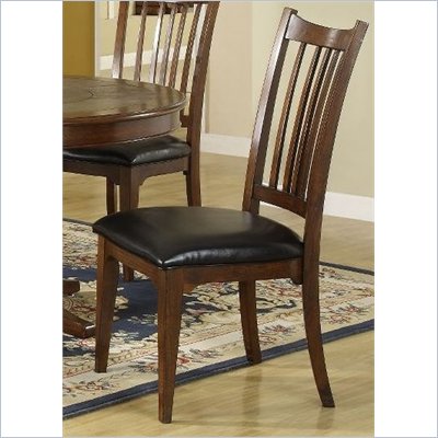 Riverside Furniture Bella Vista Dining Side Chair in Warm Cherry