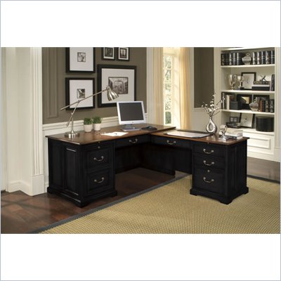 Riverside Furniture Bridgeport Workstation in Burnished Cherry