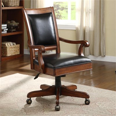 Riverside Furniture Cantata Desk Chair in Burnished Cherry